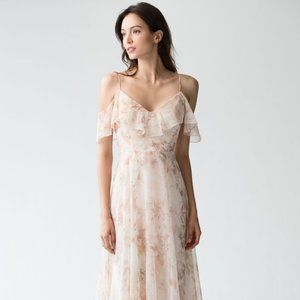 JENNY YOO Mila Dress Watercolor Blush Size 6
